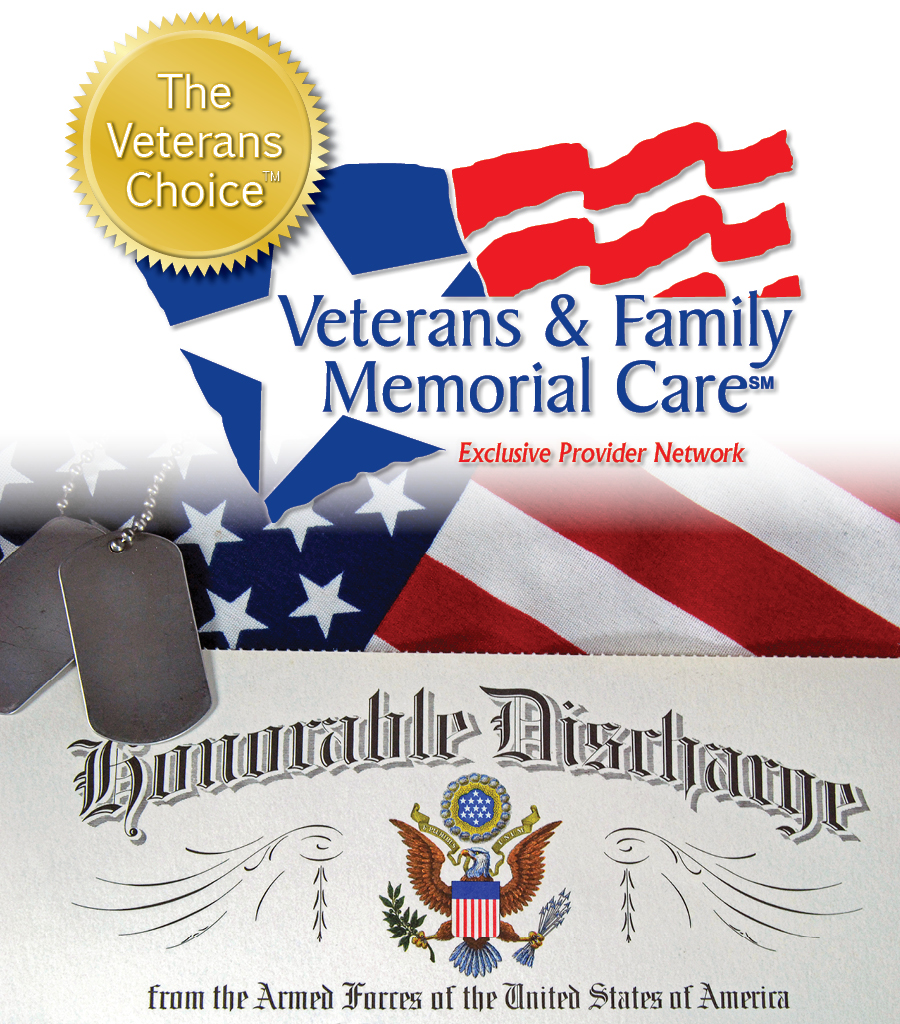 Veterans & Family Memorial Care Honorable Discharge Seal